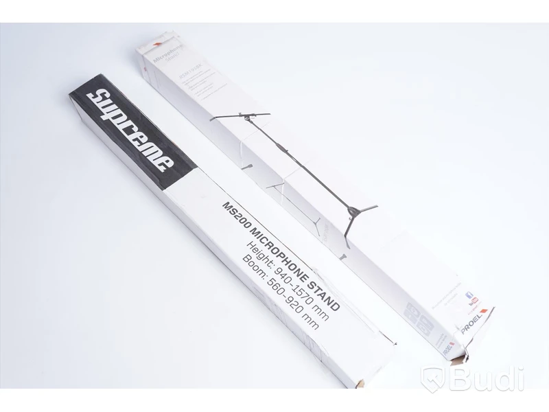 Mikrofonstativ 2st - Supreme MS200, Proel RSM195BK