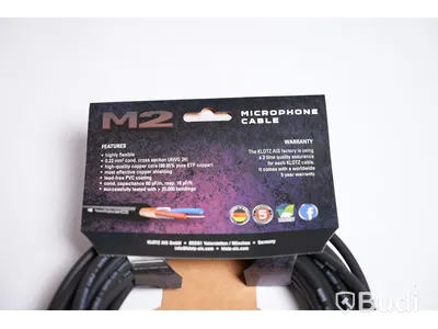 XLR Kablar - Klotz M2 Microphone Cable 10 st. Ny, Obruten förpackning.