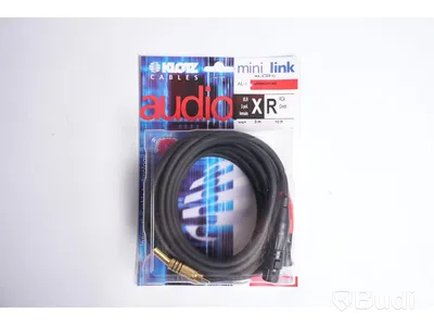XLR-hona till RCA 8st - Klotz AL-1 Cable 3m. Ny, Obruten förpackning.
