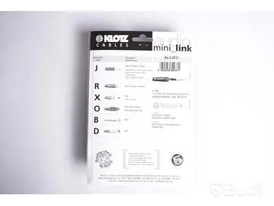XLR-hona till RCA 8st - Klotz AL-1 Cable 3m. Ny, Obruten förpackning.
