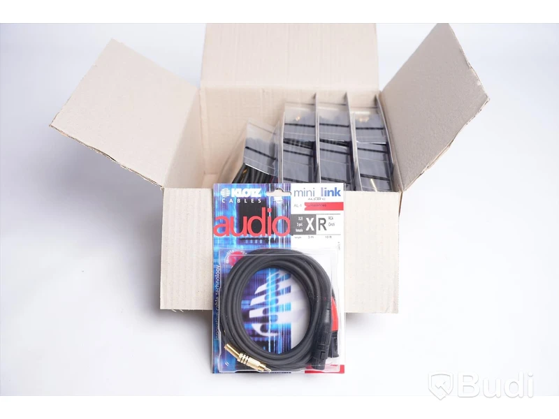 XLR-hona till RCA 8st - Klotz AL-1 Cable 3m. Ny, Obruten förpackning.