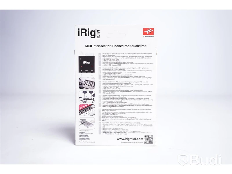 MIDI Interface, iRig MIDI. Ny, Obruten förpackning.