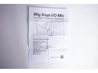 Kondensator Mikrofon - iRig Keys I/O Mick. Ny, Obruten förpackning.