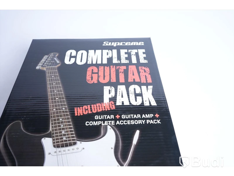 Elgitarr kit - Supreme Complete Guitar Pack. Ny, Obruten förpackning.. Auktionen omstartad.