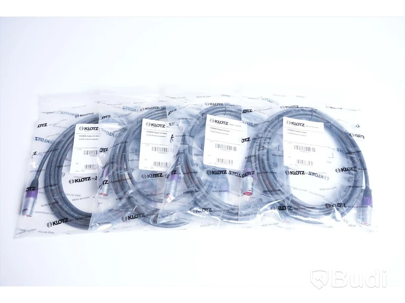 Kabel - Klotz RC5SBSW Outdoor 5m Black 4st. Ny, Obruten förpackning.