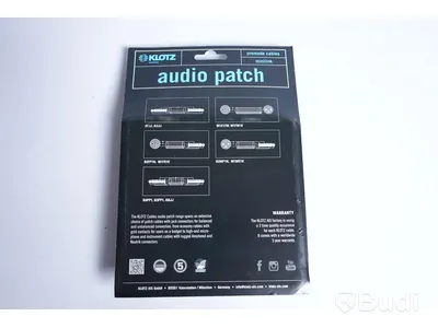 Patchkablar 5st - Klotz Audio Patch 0,6m 5st. Ny, Obruten förpackning.