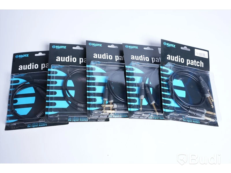 Patchkablar 5st - Klotz Audio Patch 0,6m 5st. Ny, Obruten förpackning.