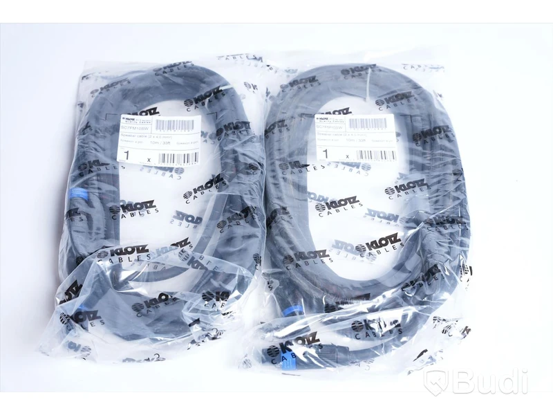 Högtalarkabel - Klotz a-i-s Speaker Cable 2x4,0 mm 10m 2st. Ny, Obruten förpackning.