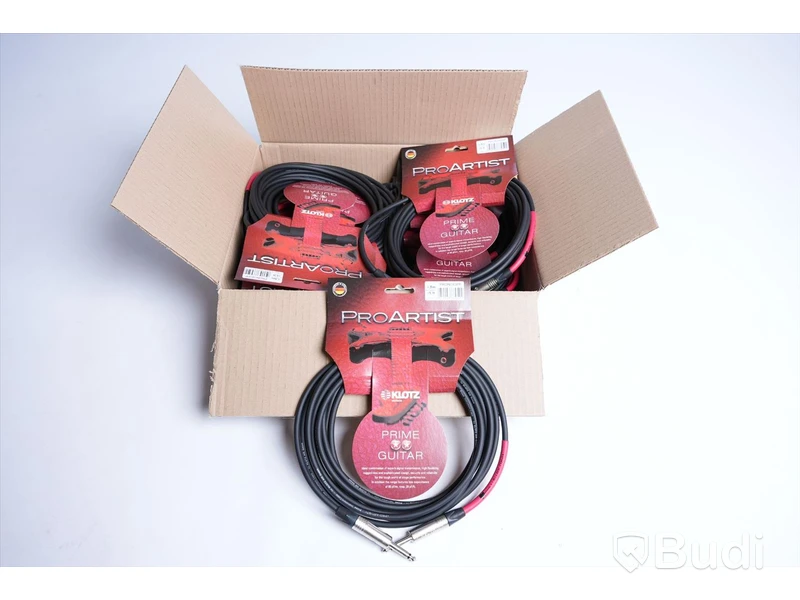 Instrumentkabel 10st - Klotz Pro Artist Instr. Cable 4,5m. Ny, Obruten förpackning.