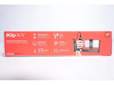 IK Multimedia - iKlip A/V Smartphone Broadcast Mount.