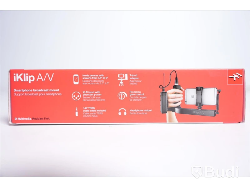 IK Multimedia - iKlip A/V Smartphone Broadcast Mount.