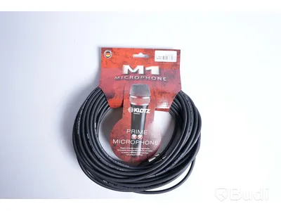 XLR Kablar - Klotz M1 Microphone Cable 15m 3st. Ny, Obruten förpackning.