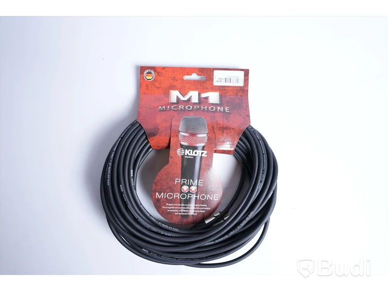 XLR Kablar - Klotz M1 Microphone Cable 15m 3st. Ny, Obruten förpackning.