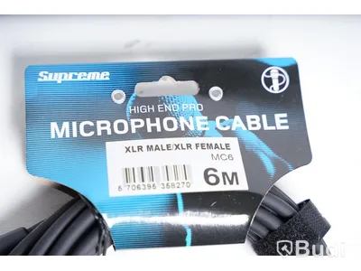 Tele & XLR Kablar - Supreme Microphone cable 6m 2st, Supreme Instrument Cable 3m 2st.