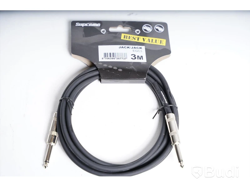 Tele & XLR Kablar - Supreme Microphone cable 6m 2st, Supreme Instrument Cable 3m 2st.