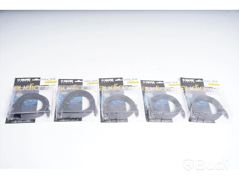 Toslinkkabel - Klotz mini_link ToslinkCable 5m 5st. Ny, Obruten förpackning.