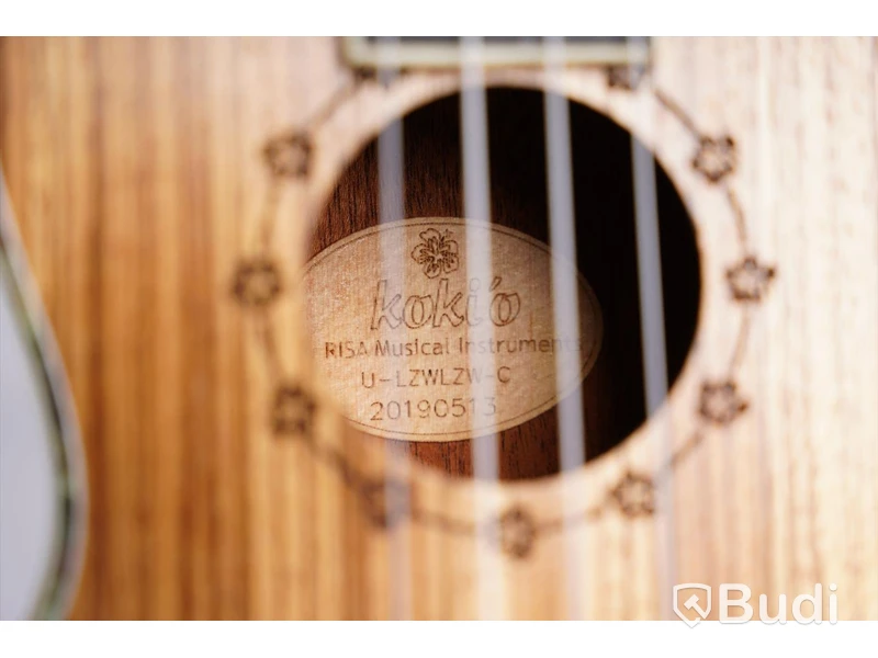 Ukulele - Kokio, Zebrawood Concert U-LZWLZW-C, inkl. soft case. Ny.