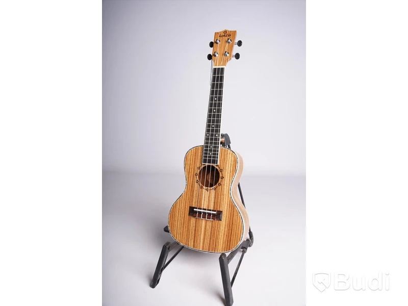 Ukulele - Kokio, Zebrawood Concert U-LZWLZW-C, inkl. soft case. Ny.