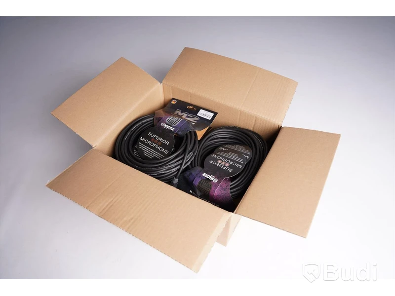 XLR Kabel 10st - Klotz M2 Microphone Cable. Ny, Obruten förpackning.