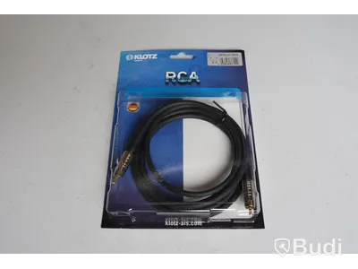 RCA Kabel 10st - Klotz S/PDIF 2m. Ny, Obruten förpackning.