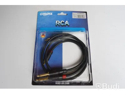RCA Kabel 10st - Klotz Superio RCA 0,6m. Ny, Obruten förpackning.