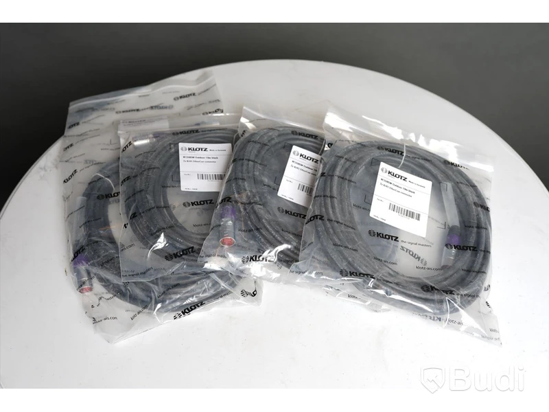 Nätverkskabel 4st - Klotz RC5SBSW Outdoor 10m. Ny, Obruten förpackning.