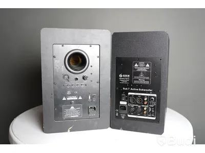 Högtalare 2st - Adam Sub7, M-Audio Studiophile Bx8. Troligen defekt.