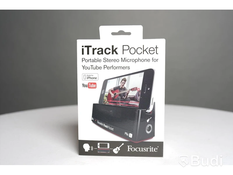 Portabel Mikrofon - Focusrite iTrack Pocket. Ny, Obruten förpackning.