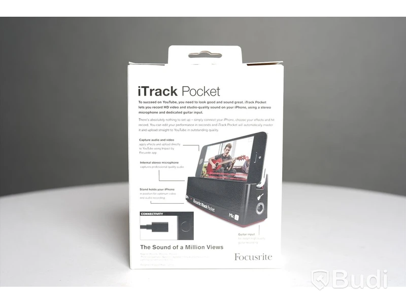 Portabel Mikrofon - Focusrite iTrack Pocket. Ny, Obruten förpackning.