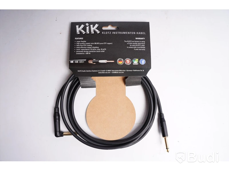 Telekabel 10st - Klotz KIKA03PR1 3m. Ny, Obruten förpackning.