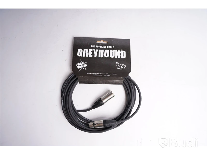 Mikrofonkabel 10st - Klotz Greyhound 5m. Ny, Obruten förpackning.