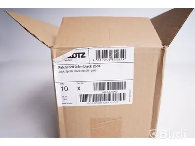 Telekabel 10st - Klotz Patchcord 0,6m. Ny, Obruten förpackning.