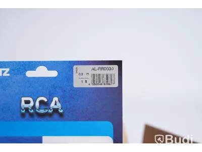 RCA-kabel 10st - Klotz Audio RCA AL-RR0030, 0,3 m. Ny, Obruten förpackning.