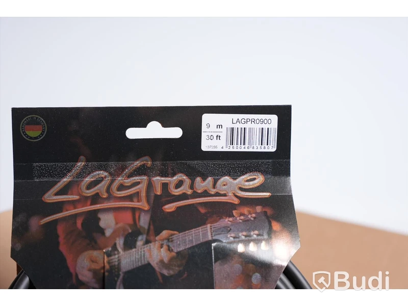Telekabel 10st - Klotz LA-Grange Instrument Cable bk 9m, LAGPRO900. Ny, Obruten förpackning.