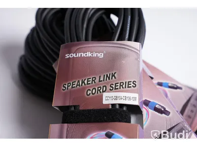 Högtalarkabel 4st - Klotz Speaker Link Cord Series CC113-GB104-CB106, 10m. Ny, Obruten förpackning.