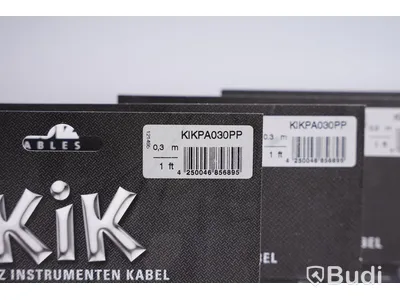 Patchkabel 4st - Klotz KiK, KIKPA030PP, 0,3m. Ny, Obruten förpackning.