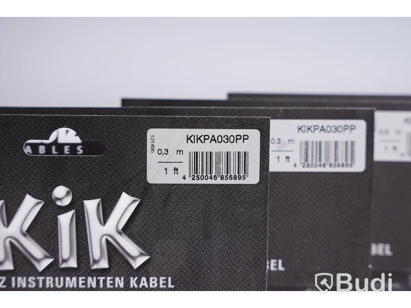 Patchkabel 4st - Klotz KiK, KIKPA030PP, 0,3m. Ny, Obruten förpackning.