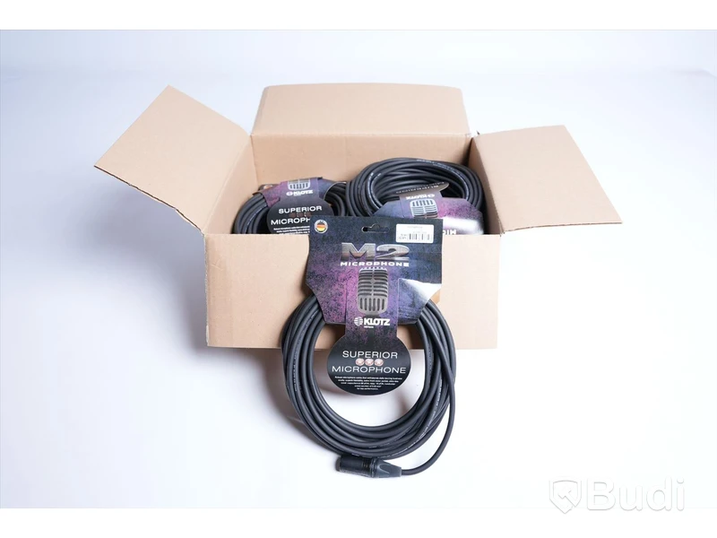 Mikrofonkabel 10st - Klotz M2 10m. Ny, Obruten förpackning.