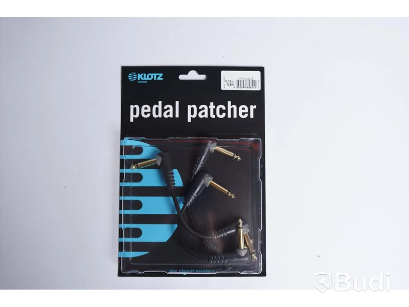 Telekabel 8st - Klotz Pedal Patcher 15cm. Ny, Obruten förpackning.