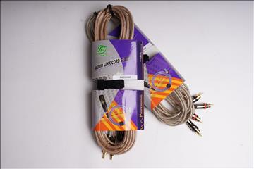 RCA-kabel 2st - Audio Link Cord Series BB333, 6m. Ny, Obruten förpackning.