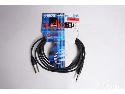 Mikrofonkabel 10st - Klotz M-Basic 3m. Ny, Obruten förpackning.