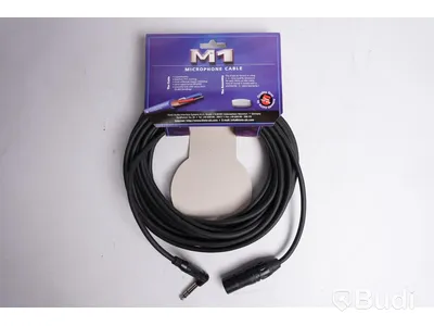 Mikrofonkabel 5st - Klotz M1 10m. Ny, Obruten förpackning.