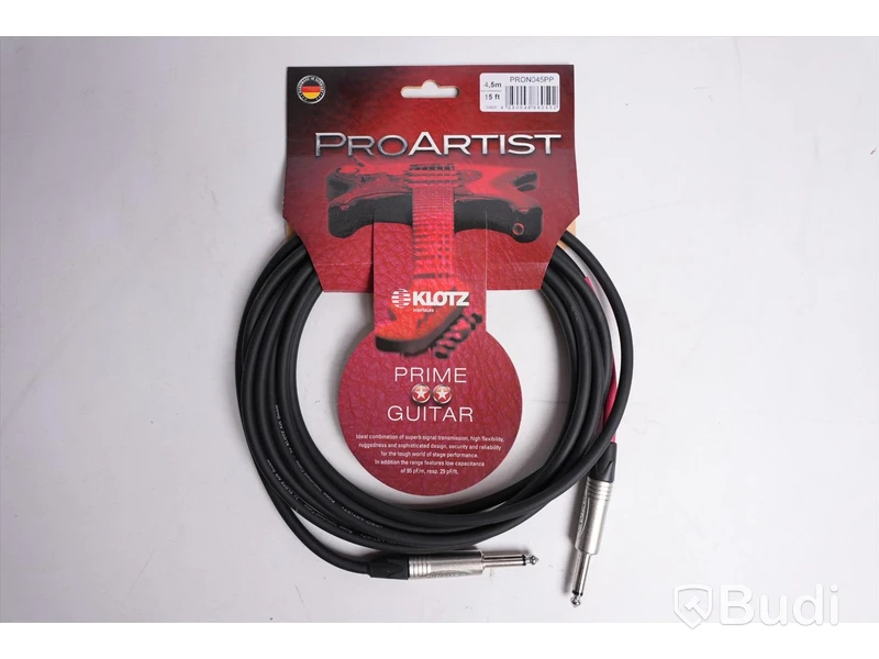 Telekabel 6st - Klotz Pro Artist 4,5m. Ny, Obruten förpackning.