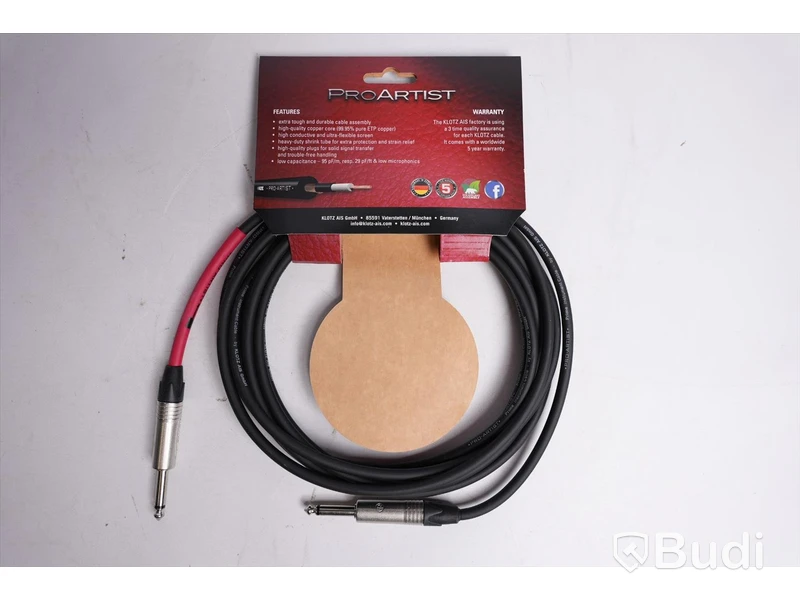 Telekabel 6st - Klotz Pro Artist 4,5m. Ny, Obruten förpackning.