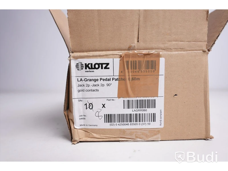 Telekabel 8st - Klotz La Grange 0,6m. Ny, Obruten förpackning.