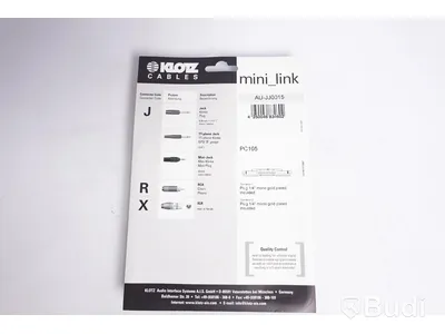 Telekabel 10st - Klotz AU-Basic Patchlead 15cm. Ny, Obruten förpackning.