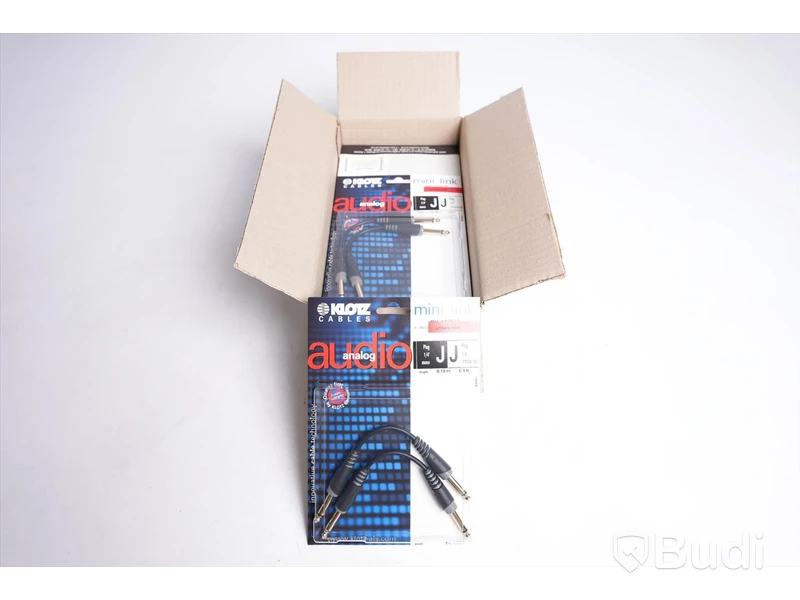 Telekabel 10st - Klotz AU-Basic Patchlead 15cm. Ny, Obruten förpackning.