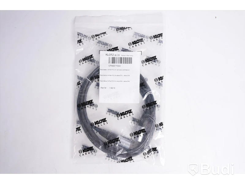 Digital Kabel 4st - Klotz CP5EE1Y003 3m. Ny, Obruten förpackning.