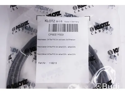 Digital Kabel 4st - Klotz CP5EE1Y003 3m. Ny, Obruten förpackning.