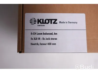 Multikabel 2st - Klotz 8-CH Loom Balanced 6m.
